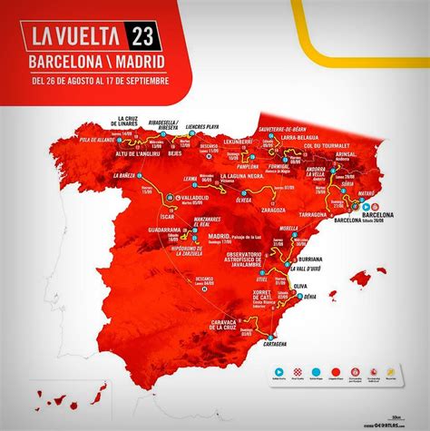 El recorrido de La Vuelta 23 .